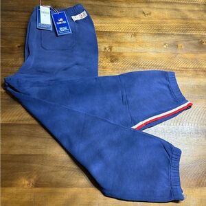 Ralph Lauren Team USA Blue Sweatpants with Red and White Accents